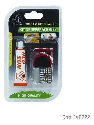Kit de Reparación de Neumáticos Tubeless Red Sun - miniatura 1
