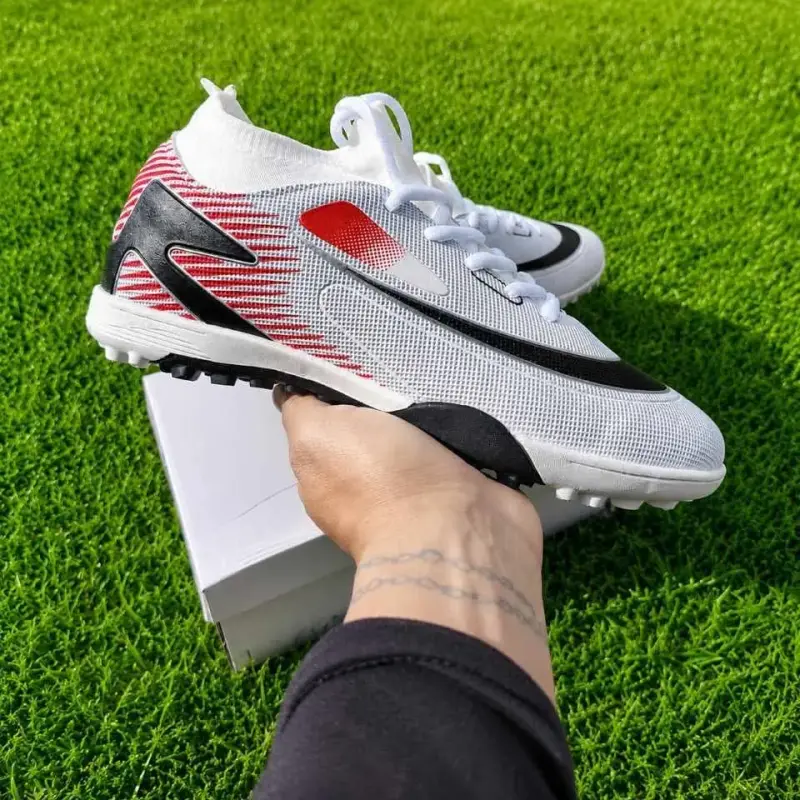 Zapatillas de fútbol turquesas para césped - 2