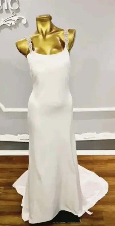 Vestido De Novia Corte Sirena - miniatura 3