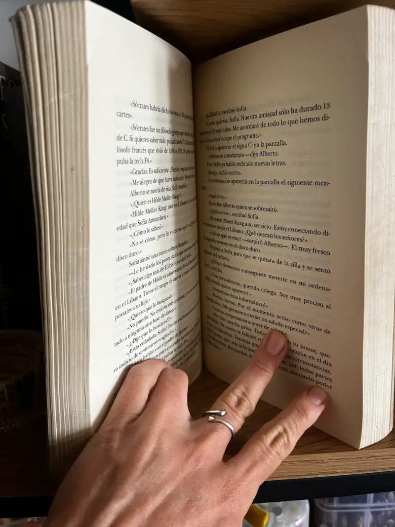 Libro 'El Mundo de Sofía' de Jostein Gaarder - 2