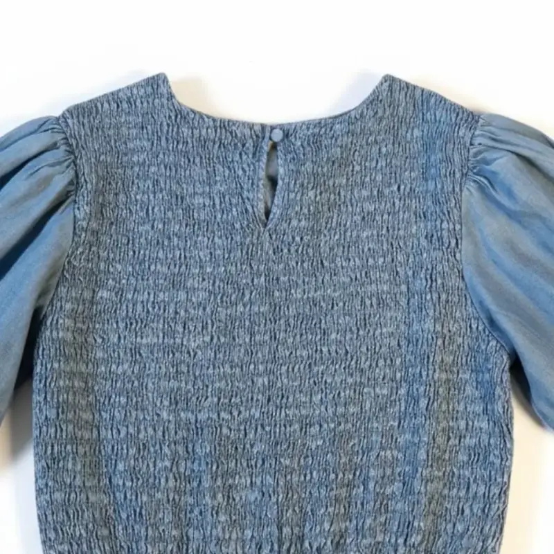 Vestido Denim Nice Talla L Largo - 2