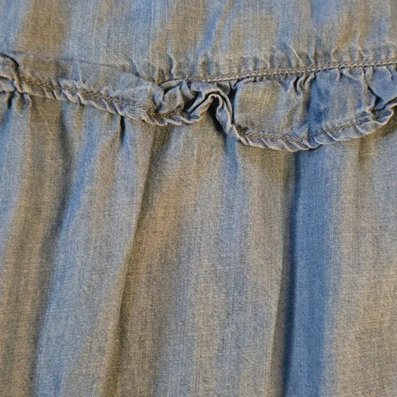 Vestido Denim Nice Talla L Largo - 3