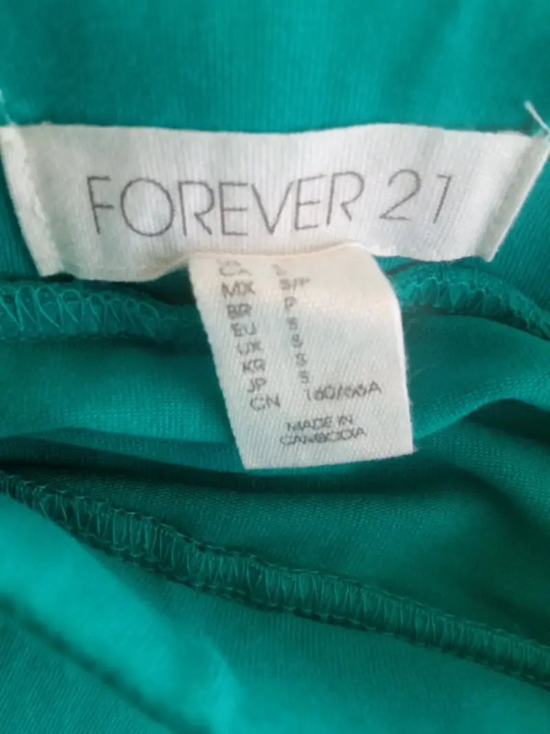 Falda lápiz verde Forever 21 - 2