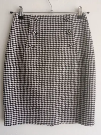 Falda tubo pata de gallo H&M - miniatura 1