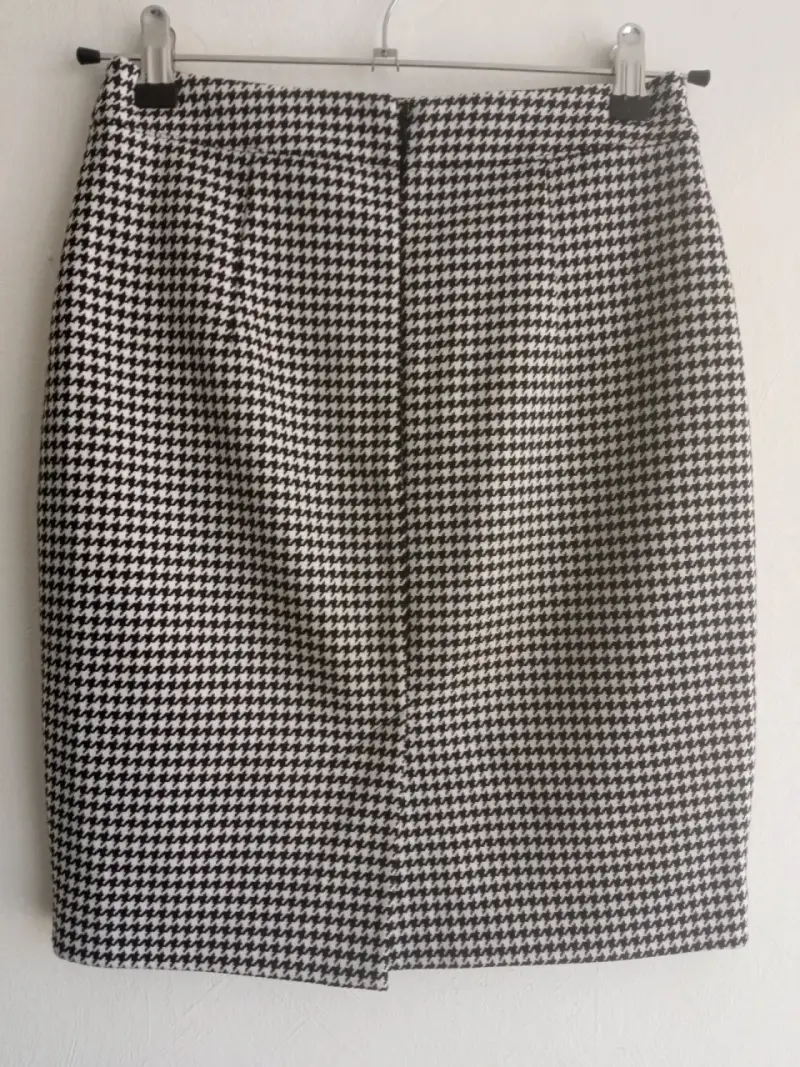 Falda tubo pata de gallo H&M - 2