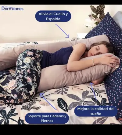 Almohada de cuerpo completo Dormilones para soporte y confort - miniatura 1