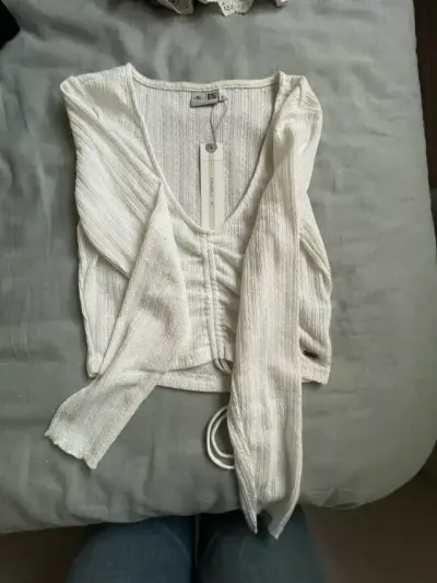 Polera blanca de punto O'Neill talla M - miniatura 3