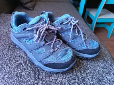 Zapatillas de senderismo infantiles Merrell gris - miniatura 1