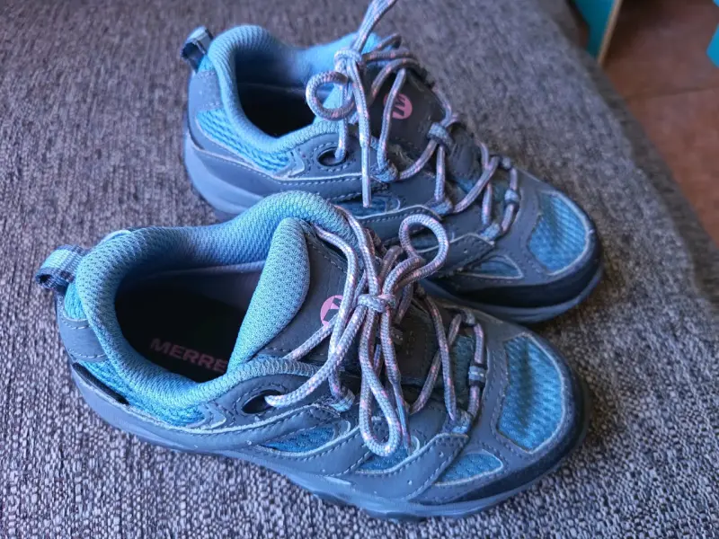 Zapatillas de senderismo infantiles Merrell gris - 3