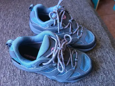Zapatillas de senderismo infantiles Merrell gris - miniatura 3