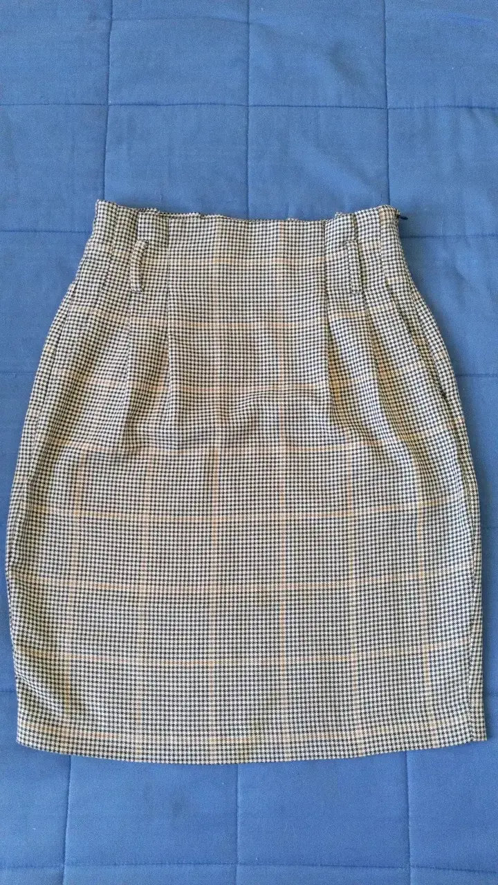 Falda a cuadros H&M talla 34 - 1