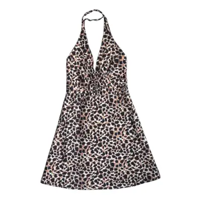 Vestido Halter Animal Print H&M Talla S - miniatura 1