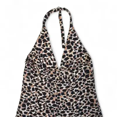 Vestido Halter Animal Print H&M Talla S - miniatura 4