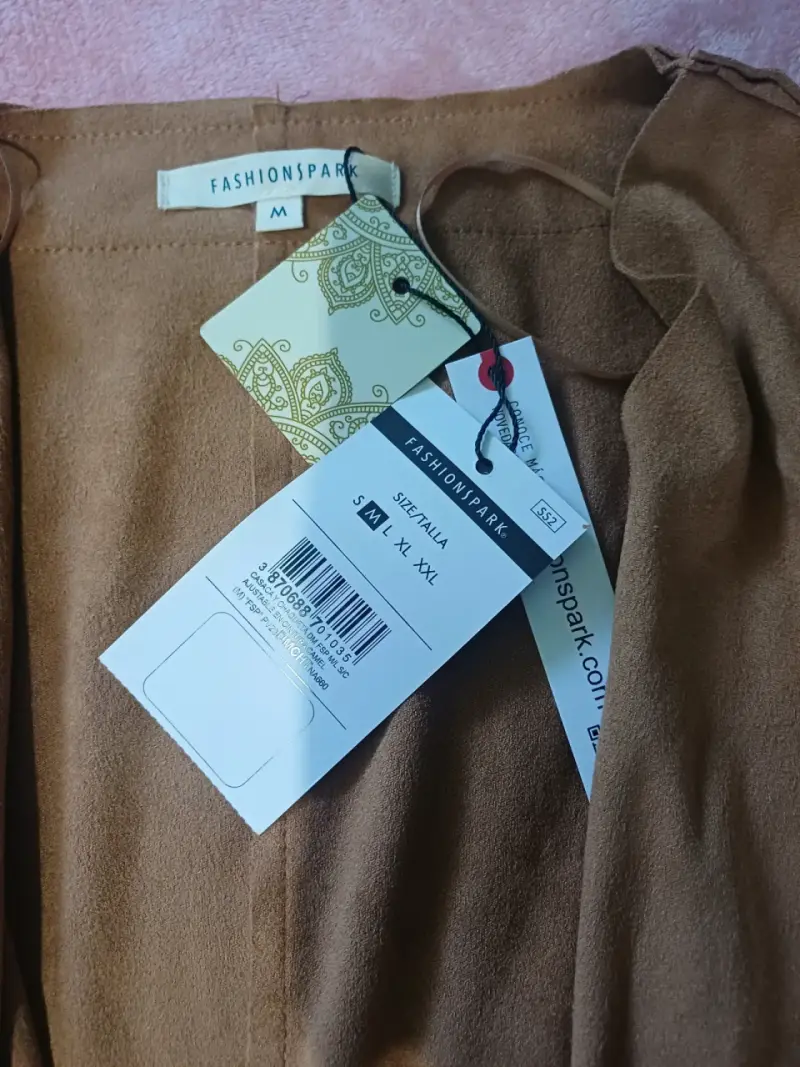 Chaqueta de mujer marrón Fashionpark - 3