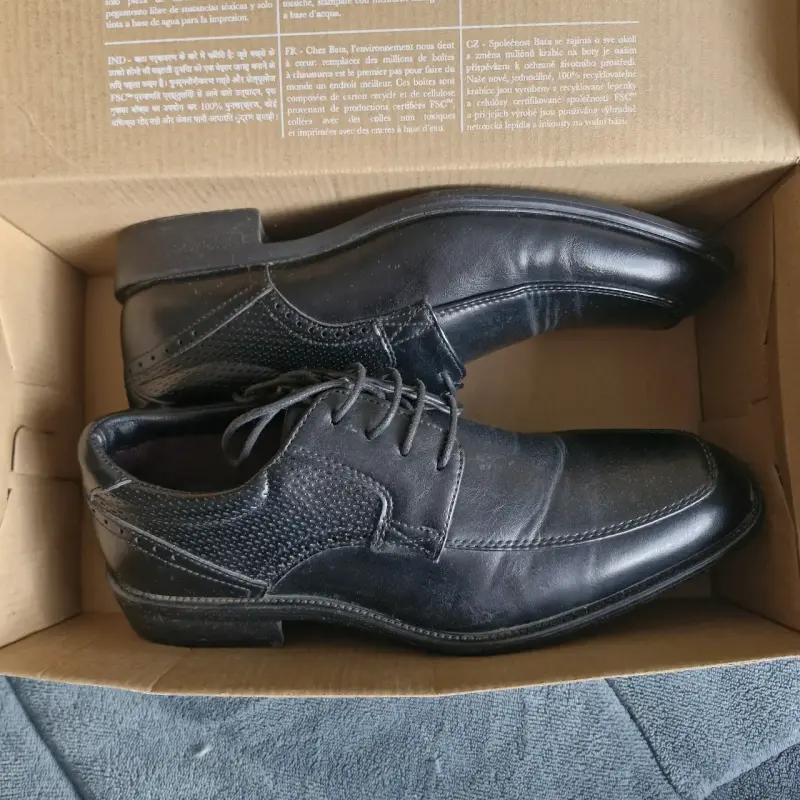Zapatos de vestir negros Bata talla 39 - 3