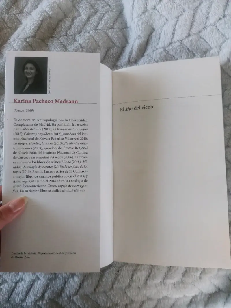 Libro 'El año del viento' - Karina Pacheco Medrano - 3
