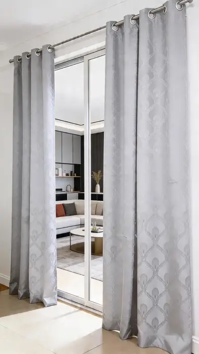 Cortinas satinadas de colores variados - miniatura 2