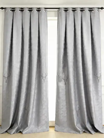 Cortinas satinadas de colores variados - miniatura 6