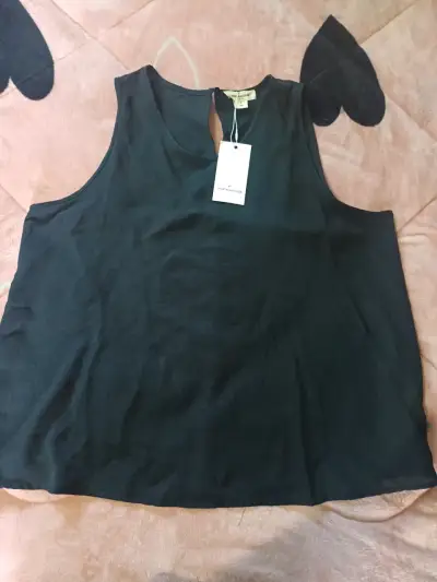 Blusa sin mangas negra Portmans Club - miniatura 1