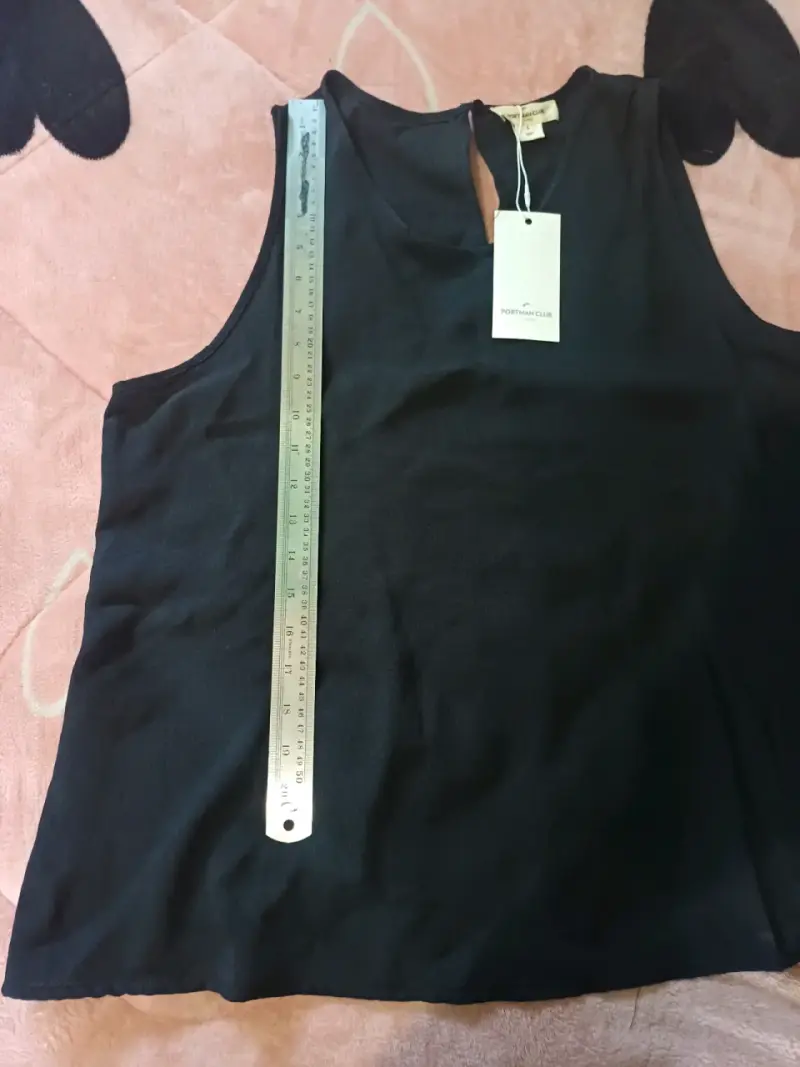 Blusa sin mangas negra Portmans Club - 3