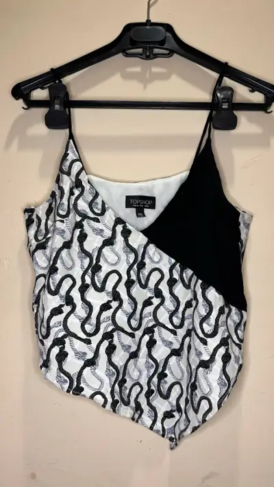 Top de tirantes estampado Topshop - miniatura 1