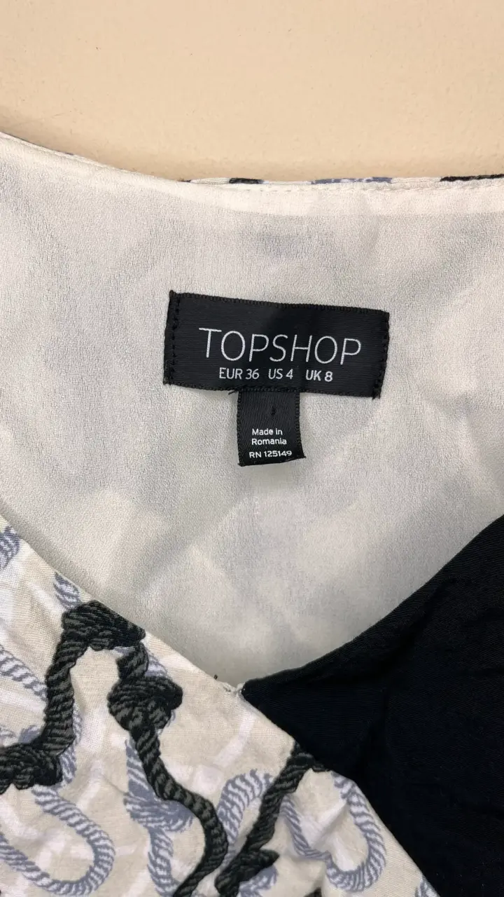 Top de tirantes estampado Topshop - 3
