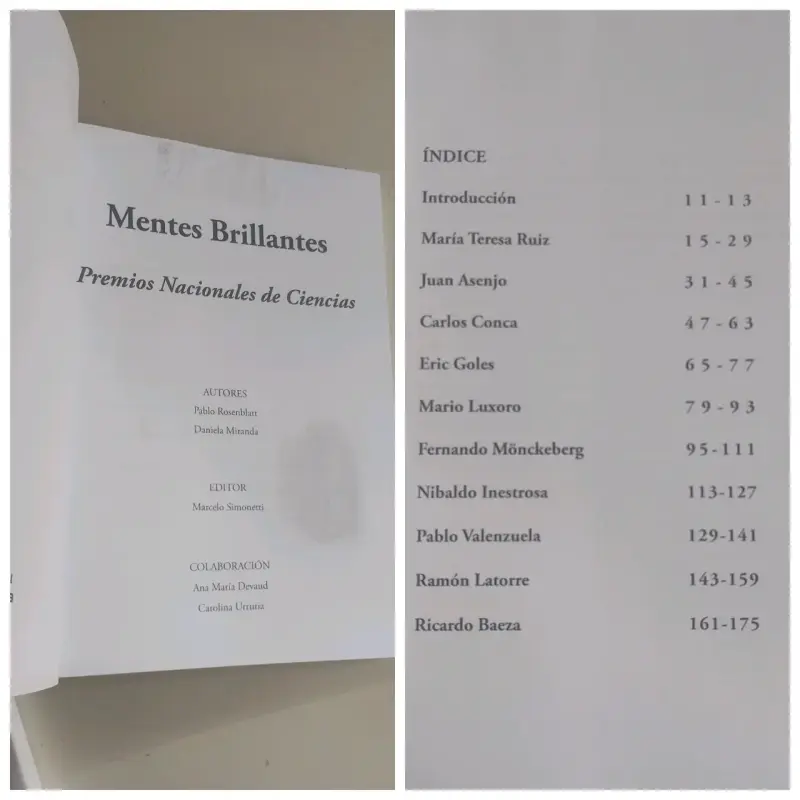 Colección Mentes Brillantes Premios Nacionales de Ciencias - 3
