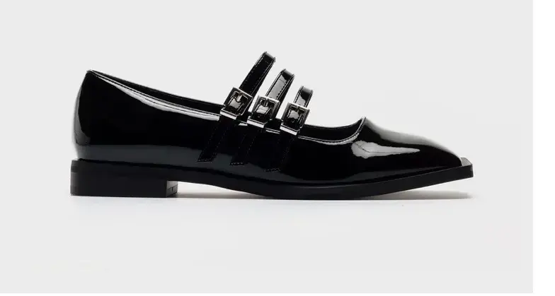 Zapatos planos negros marca MIM mujer - 3