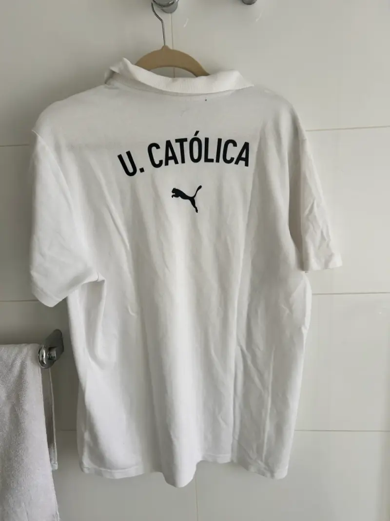 Polera Polo Blanca Universidad Católica Puma - 2