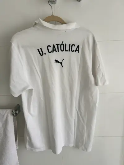 Polera Polo Blanca Universidad Católica Puma - miniatura 2