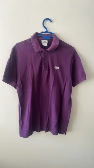 Polera Polo Lacoste Morada Hombre - miniatura 1