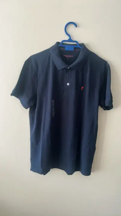 Polera Polo Azul Kenneth Stevens Talla M - miniatura 1