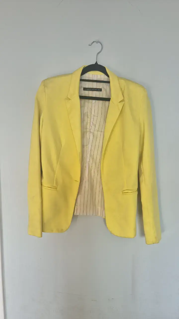 Blazer amarillo mostaza Zara Woman - 1