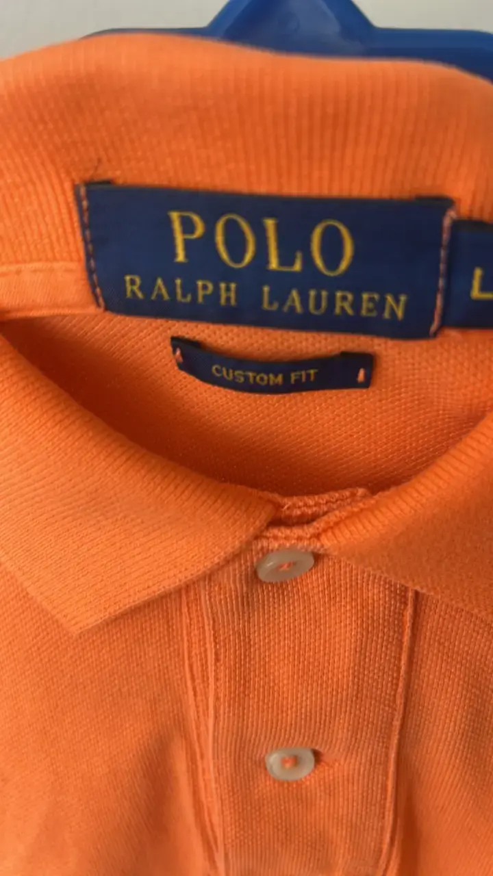 Polera Polo Ralph Lauren Naranja Talla L - 2
