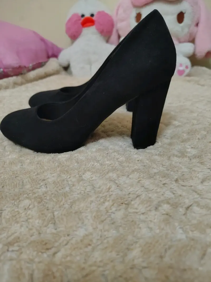 Zapatos de Tacón Negro Elegantes para Mujer - 1