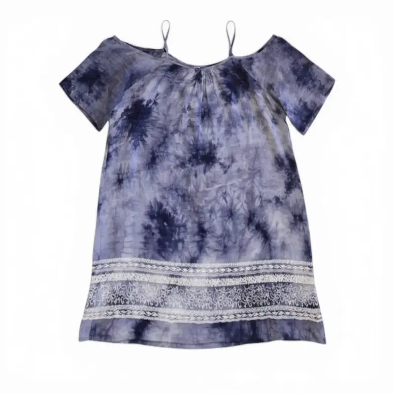 Vestido Playero Tie-Dye Ver Talla L - 1