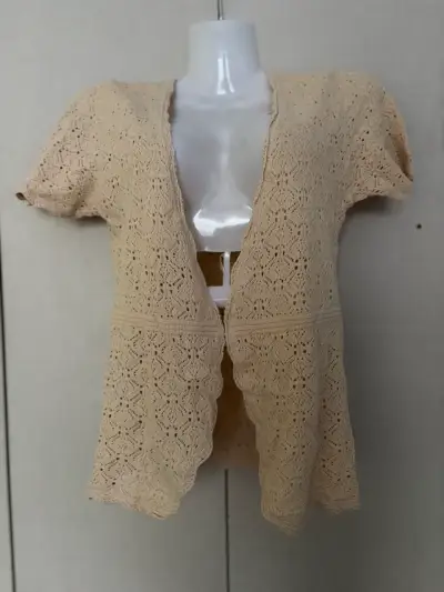 Cardigan de encaje beige para mujer Regatta - miniatura 1