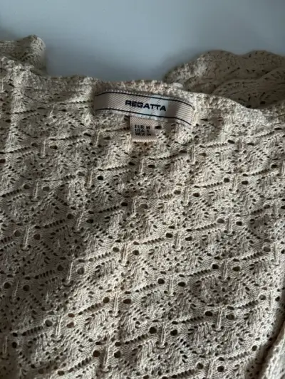 Cardigan de encaje beige para mujer Regatta - miniatura 3