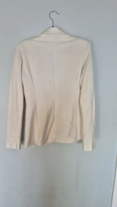 Blazer beige Alaniz corte clásico - miniatura 2