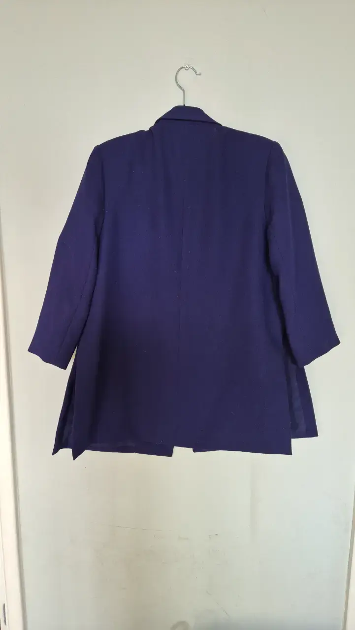 Blazer largo azul violeta Forever21 - 2