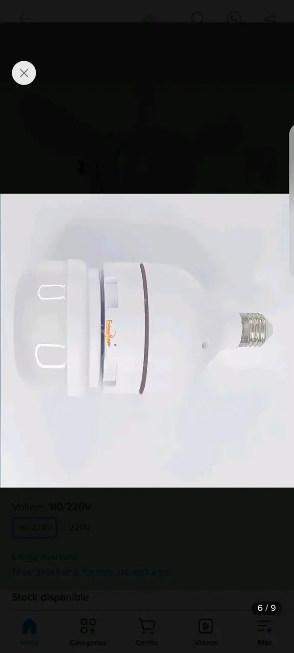 Ventilador de techo con luz y control remoto - 4