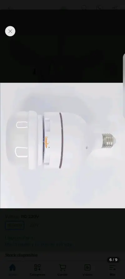 Ventilador de techo con luz y control remoto - miniatura 4