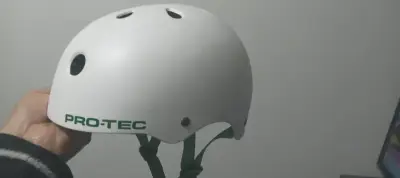 Casco de skate Pro-Tec blanco - miniatura 1