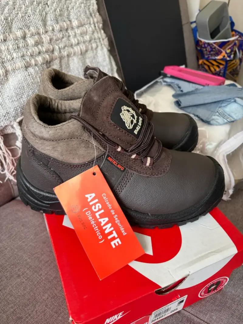 Botas de seguridad Bulldog marrones con aislante - 2