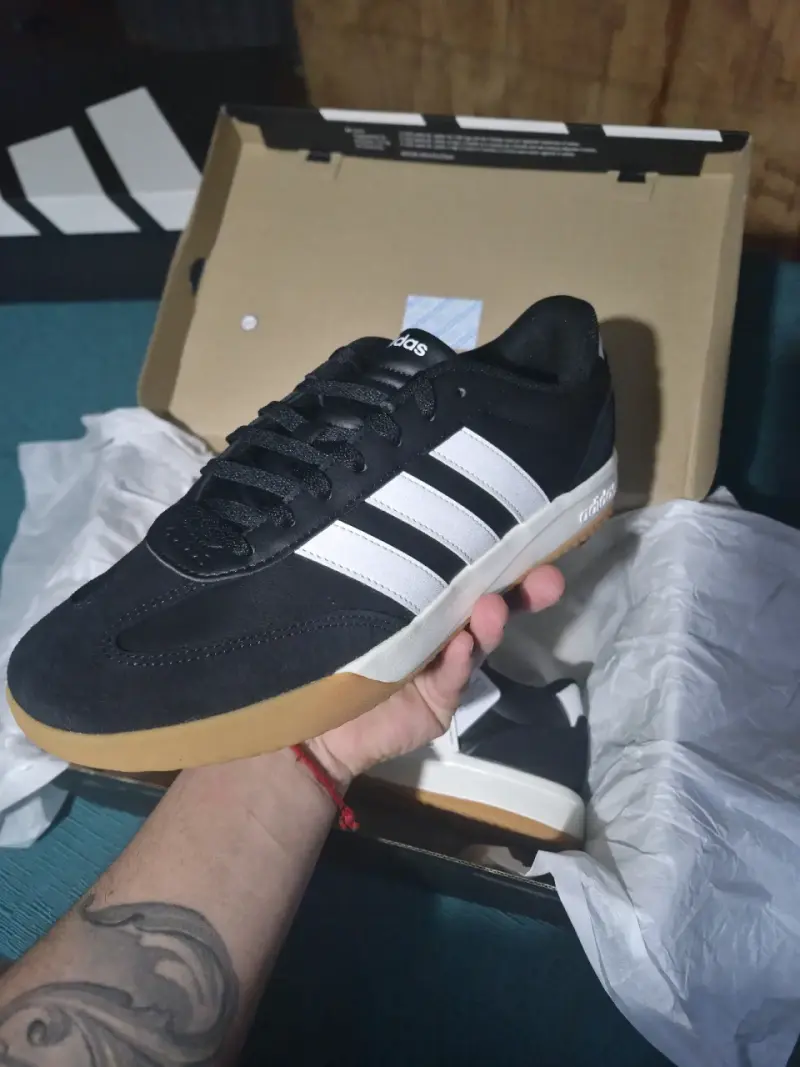 Zapatillas Adidas VL Court 00S negras para hombre - 4