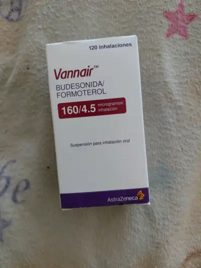 Inhalador Vannair Budesonida/Formoterol 160/4.5 - miniatura 1