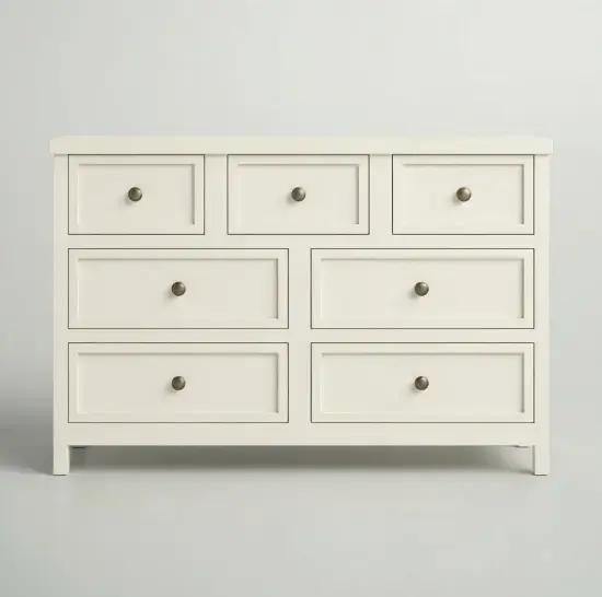 Cómoda de Madera Blanca con Cajones - 3