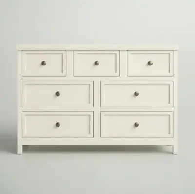 Cómoda de Madera Blanca con Cajones - miniatura 3