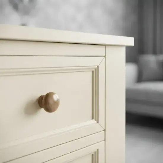 Cómoda de Madera Blanca con Cajones - 4