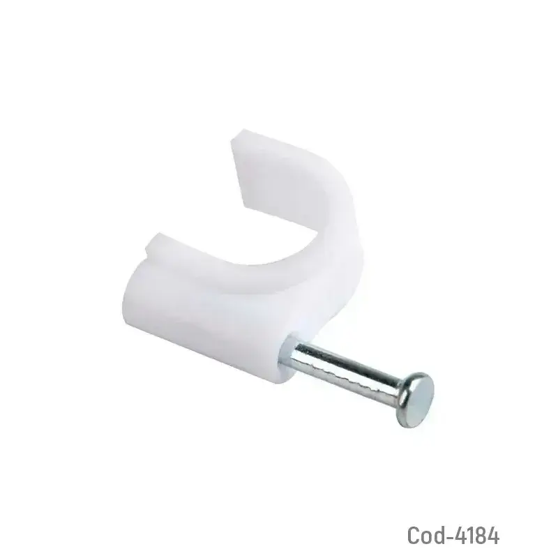 Clip de fijación para cables con clavo - 1